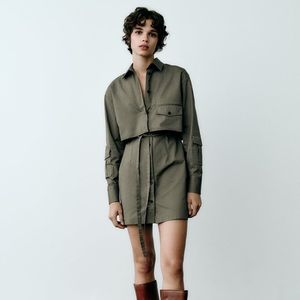 Zara Cotton Shirtdress